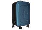 Folding travel case on wheels 45l blue 3