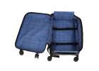 Folding travel case on wheels 45l champagne 11