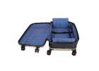 Folding travel case on wheels 45l champagne 12