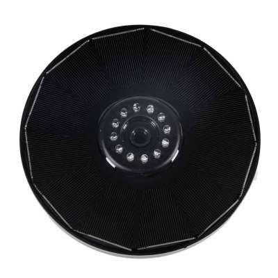 Fontanna solarna LUARO do oczka wodnego ogrodowa pompa pływająca LED RGB 16cm