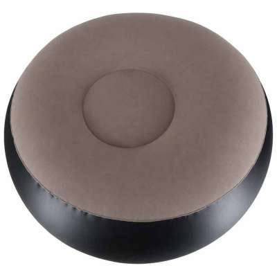 Fotel z podnóżkiem wypoczynkowy dmuchany sofa pufa pompka zestaw 2w1