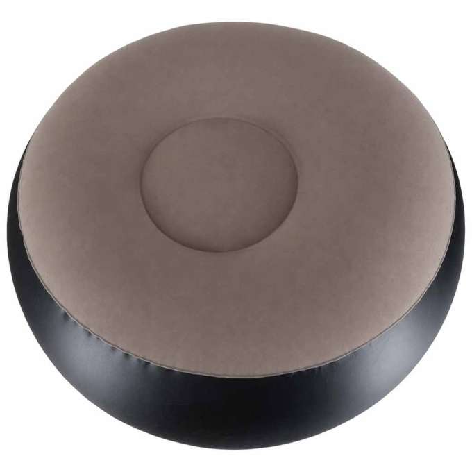 Fotel z podnóżkiem wypoczynkowy dmuchany sofa pufa pompka zestaw 2w1