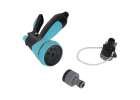 Garden hose on reel stand LUARO sprinkler gun retractor 30m 8