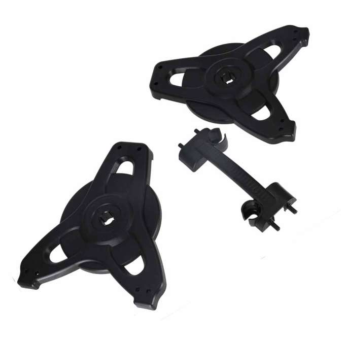 Garden hose on reel stand LUARO sprinkler gun retractor 30m