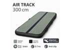 Gymnastic mattress exercise path acrobatic pump 300x100x10cm green 1