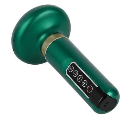 Handheld electric Chinese cupping massager USB 12 levels green