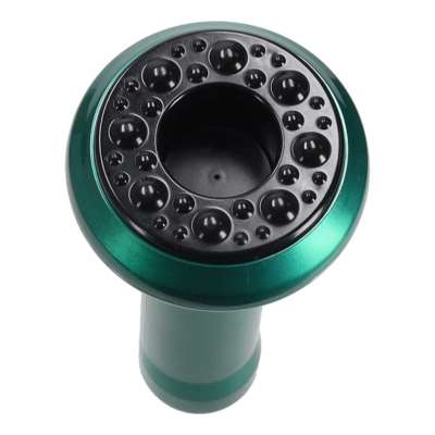 Handheld electric Chinese cupping massager USB 12 levels green