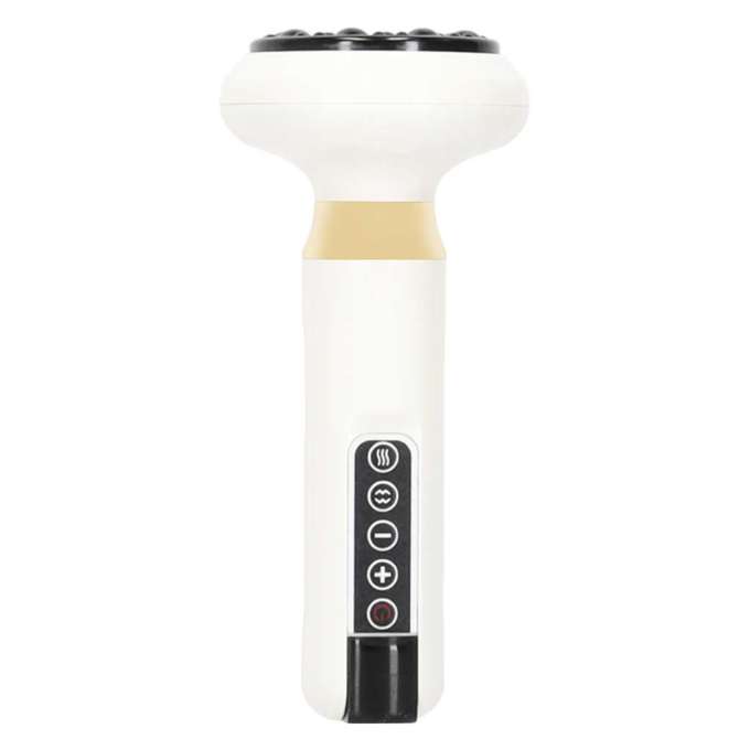 Handheld electric Chinese cupping massager USB 12 levels white