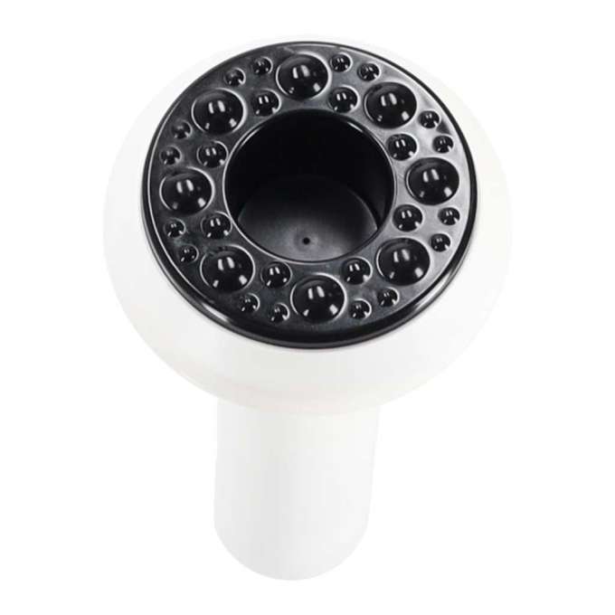 Handheld electric Chinese cupping massager USB 12 levels white