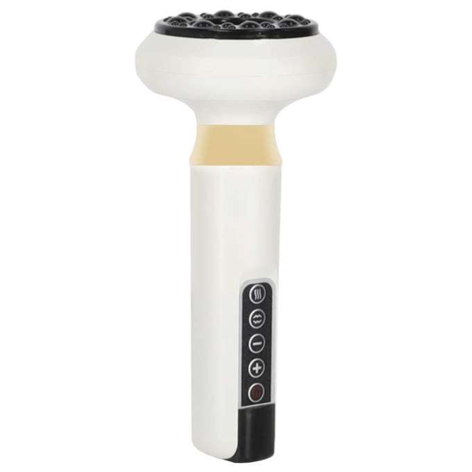 Handheld electric Chinese cupping massager USB 12 levels white