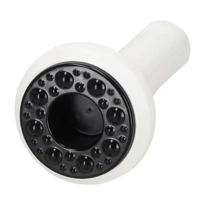 Handheld electric Chinese cupping massager USB 12 levels white