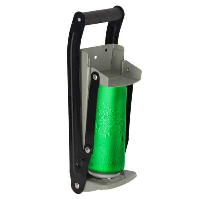 Hanging crusher can crusher with handle bottle opener