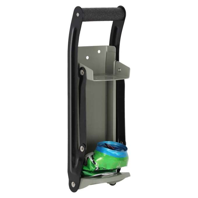Hanging crusher can crusher with handle bottle opener