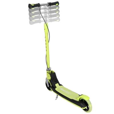 Hulajnoga dla dzieci TRIKE FIX dwukołowa LED składana podwójne hamulce neon zielony
