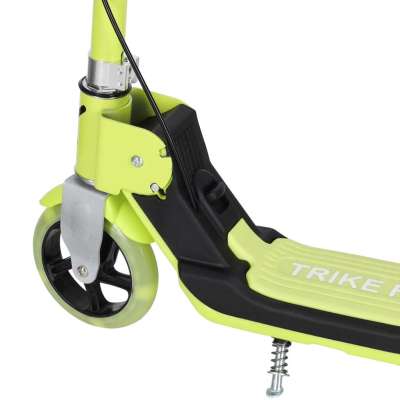 Hulajnoga dla dzieci TRIKE FIX dwukołowa LED składana podwójne hamulce neon zielony