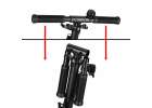 Hulajnoga miejska Trike Fix składana koła 200mm fioletowa 12