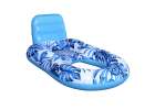 Inflatable swimming mattress deck chair with backrest 4