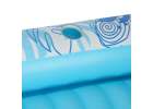 Inflatable swimming mattress with cushion blue 5