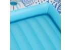 Inflatable swimming mattress with cushion blue 6