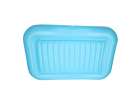 Inflatable swimming mattress with cushion blue 7