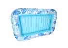 Inflatable swimming mattress with cushion blue 10