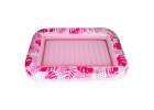 Inflatable swimming mattress with cushion pink 2