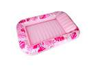 Inflatable swimming mattress with cushion pink 3