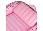 Inflatable swimming mattress with cushion pink 4