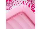 Inflatable swimming mattress with cushion pink 6
