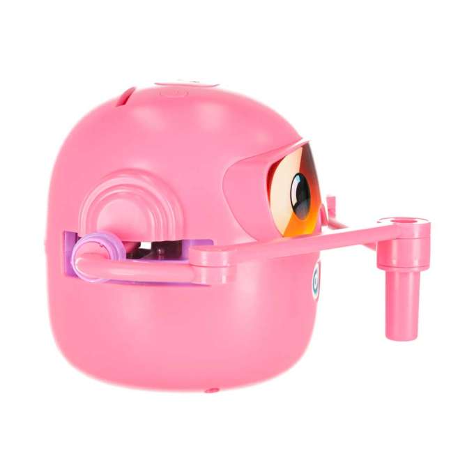 Interactive educational robot toy learning to draw fisks markers pink