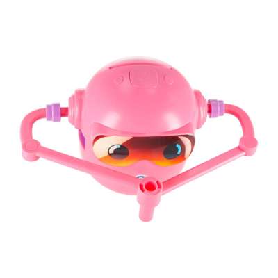 Interactive educational robot toy learning to draw fisks markers pink