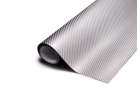 Folia rolka Carbon 4D srebrna 1,52x28m 4