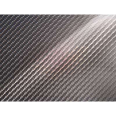 Folia rolka Carbon 4D srebrna 1,52x28m