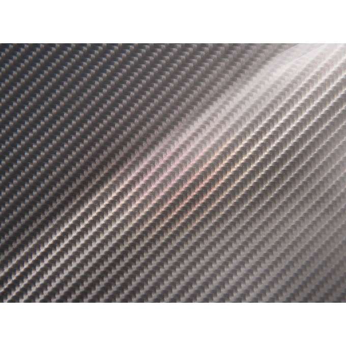 Folia rolka Carbon 4D srebrna 1,52x28m