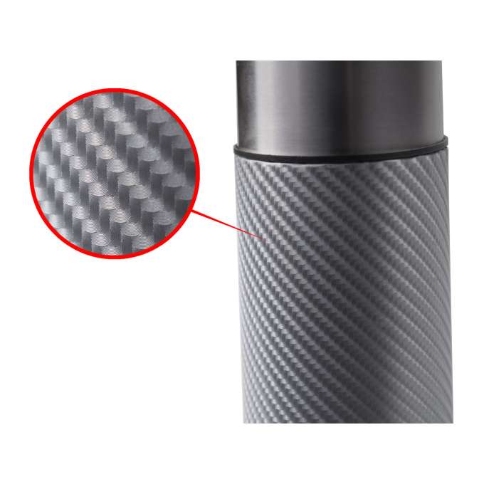 Folia rolka Carbon 4D srebrna 1,52x28m