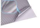 Folia rolka Carbon 4D srebrna 1,52x28m 15
