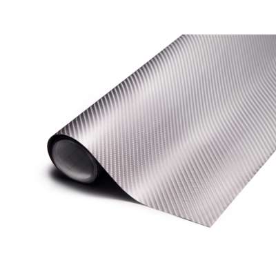 Folia rolka Carbon 4D srebrna 1,52x28m