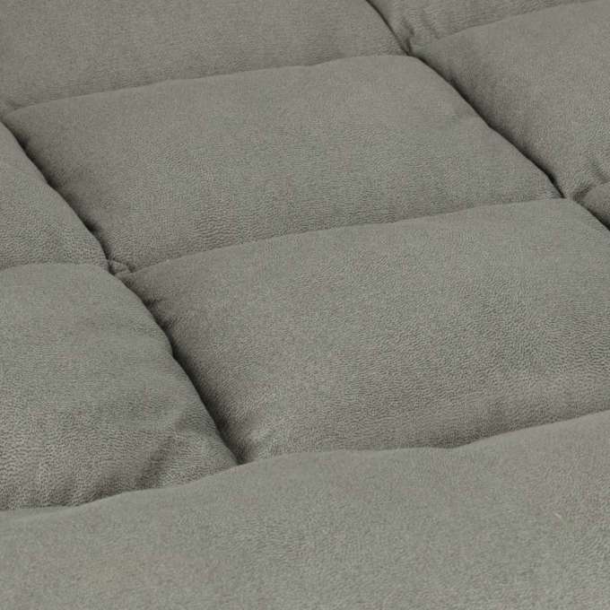 Fotel bujany krzesło leżak rozkładany szary OUTLET