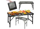 LUARO Folding Camping and Catering Table 80 x 66 x 40 cm 1