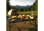 LUARO Folding Camping and Catering Table 80 x 66 x 40 cm 11