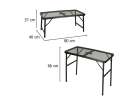 LUARO Folding Camping and Catering Table 80 x 66 x 40 cm 12