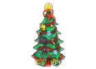 45cm LED Christmas Tree Hanging Decorations 3