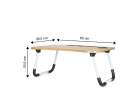Folding laptop table for bed stand 12