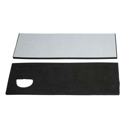 Zegar ścienny naklejany DIY regulowany duży czarny 4 cyfry 120 cm