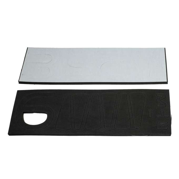 Zegar ścienny naklejany DIY regulowany duży czarny 4 cyfry 120 cm