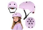Kask rowerowy dla dziecka Trike Fix dziecięcy regulowany LED M 55-58cm fioletowy 1