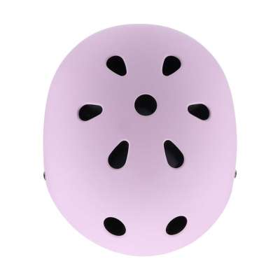 Kask rowerowy dla dziecka Trike Fix dziecięcy regulowany LED M 55-58cm fioletowy