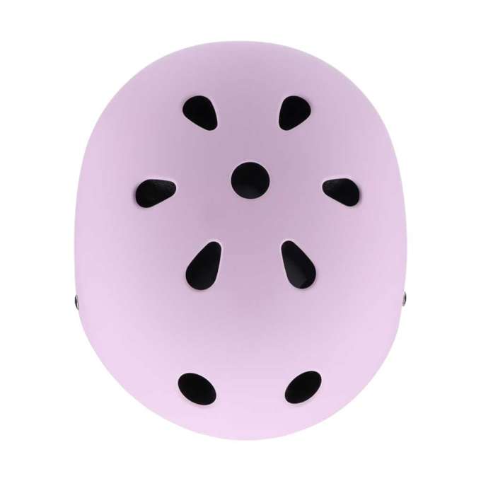 Kask rowerowy dla dziecka Trike Fix dziecięcy regulowany LED M 55-58cm fioletowy