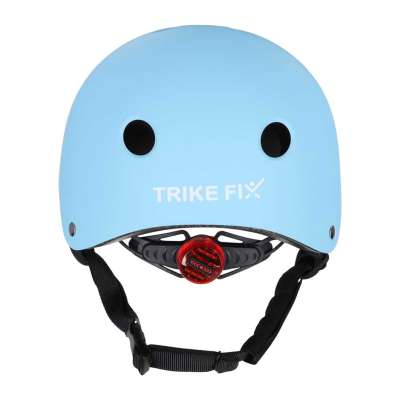 Kask rowerowy dla dziecka Trike Fix dziecięcy regulowany LED M 55-58cm niebieski