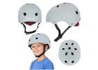 Kask rowerowy dla dziecka Trike Fix dziecięcy regulowany LED M 55-58cm szary ciemny 1